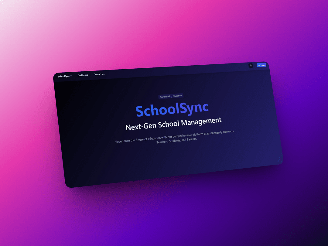 SchoolSync – School Management with Communication System